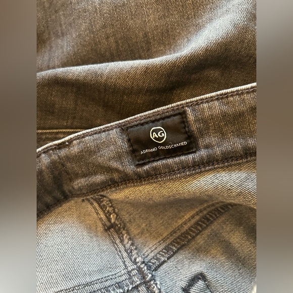 AG Adriano Goldschmied Farrah High Rise Skinny Jeans 26R Grey Pearls - Picture 12 of 14